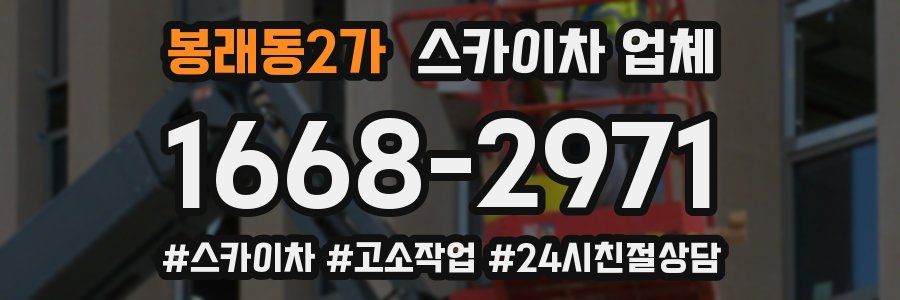 봉래동2가 스카이차 업체