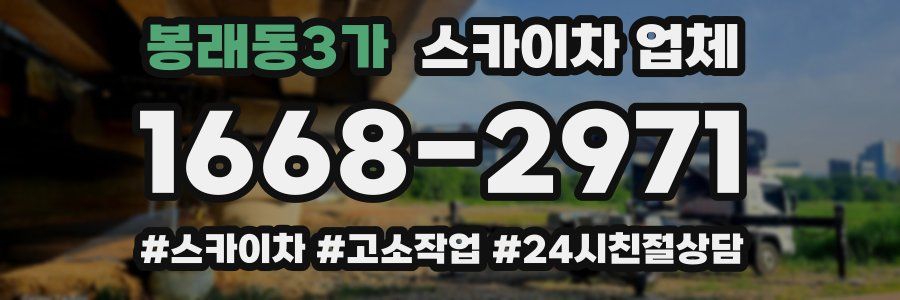 봉래동3가 스카이차 업체
