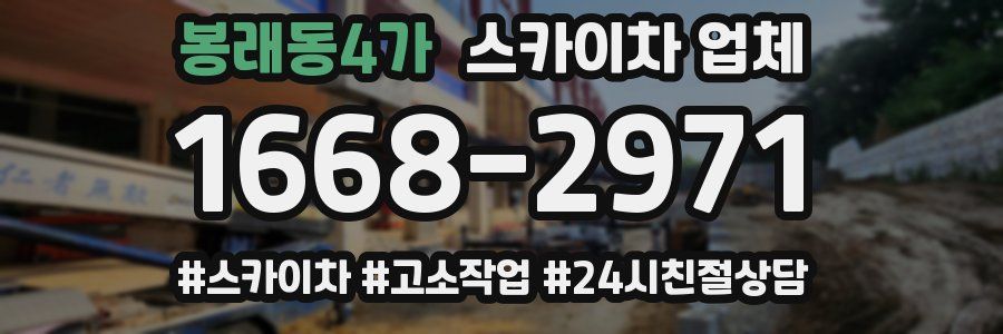 봉래동4가 스카이차 업체