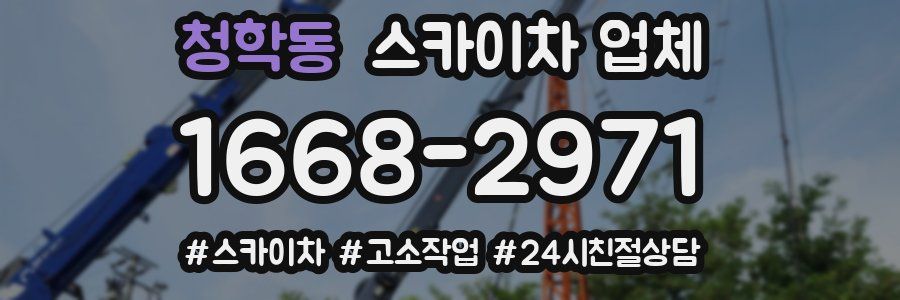 청학동 스카이차 업체