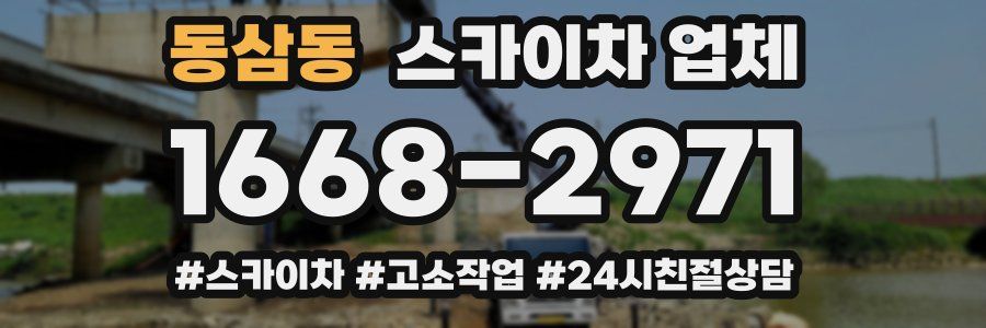 동삼동 스카이차 업체