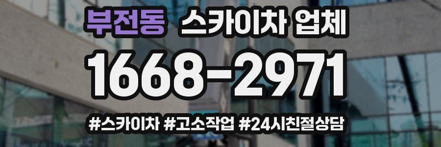 부전동 스카이차 업체
