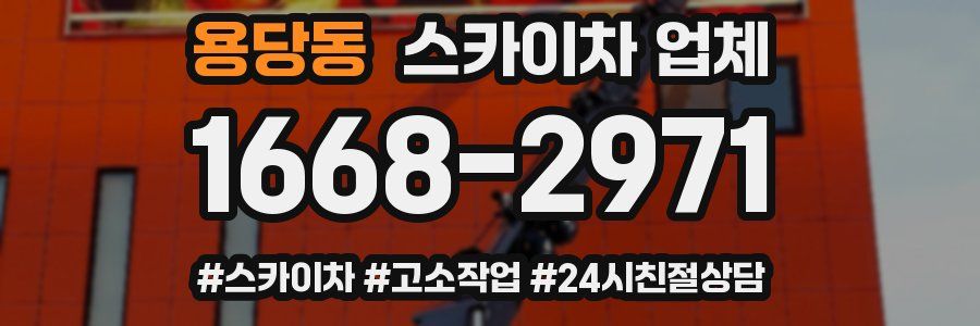용당동 스카이차 업체