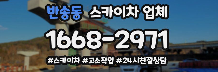 반송동 스카이차 업체