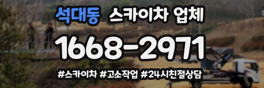 석대동 스카이차 업체