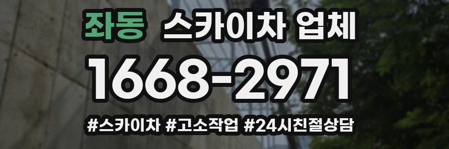 좌동 스카이차 업체