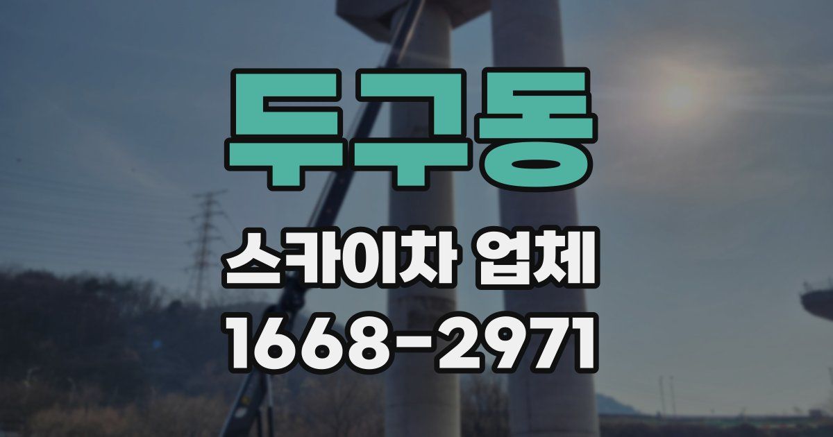 두구동 스카이차 업체