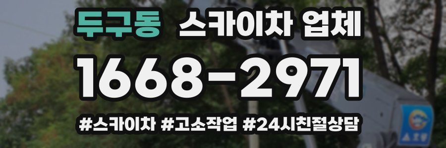 두구동 스카이차 업체