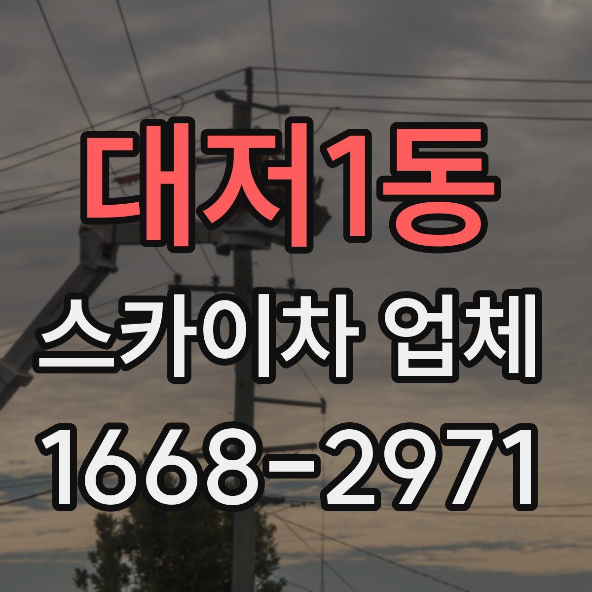 대저1동 스카이차 업체