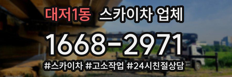 대저1동 스카이차 업체