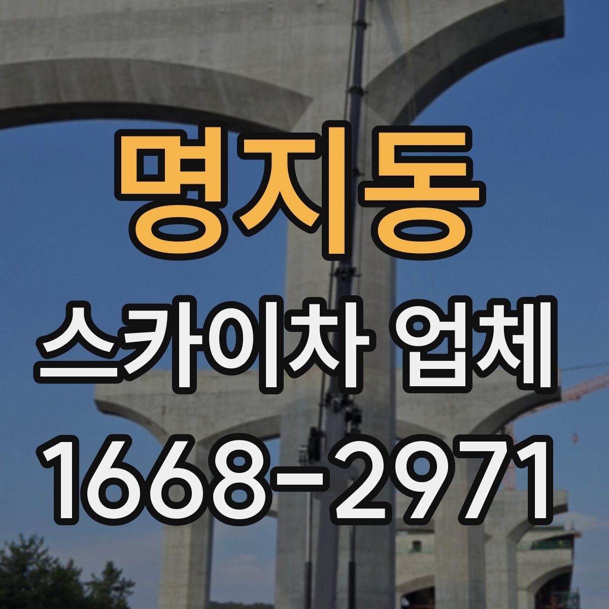 명지동 스카이차 업체