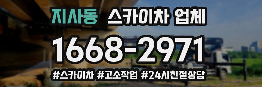 지사동 스카이차 업체