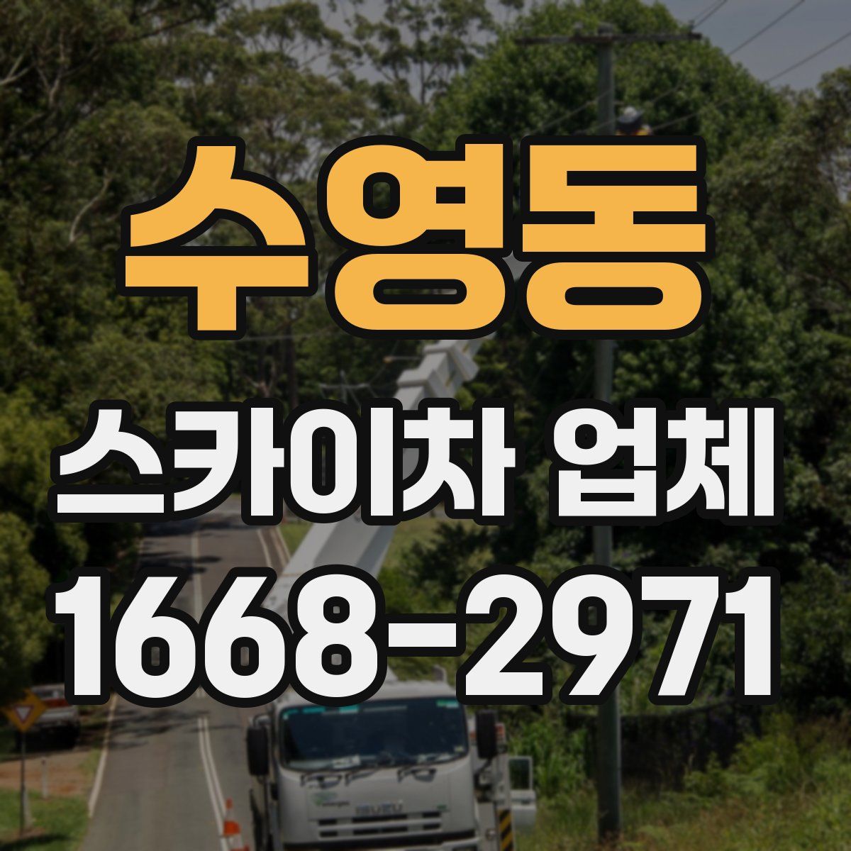 수영동 스카이차 업체
