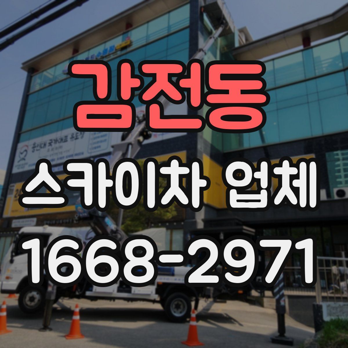 감전동 스카이차 업체