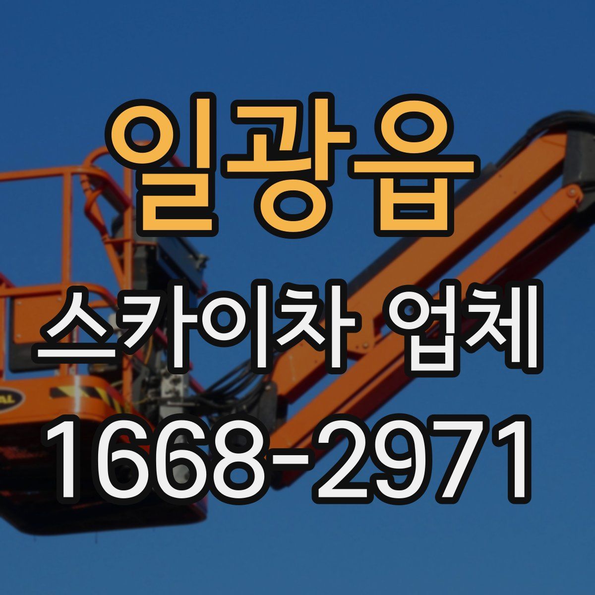 일광읍 스카이차 업체