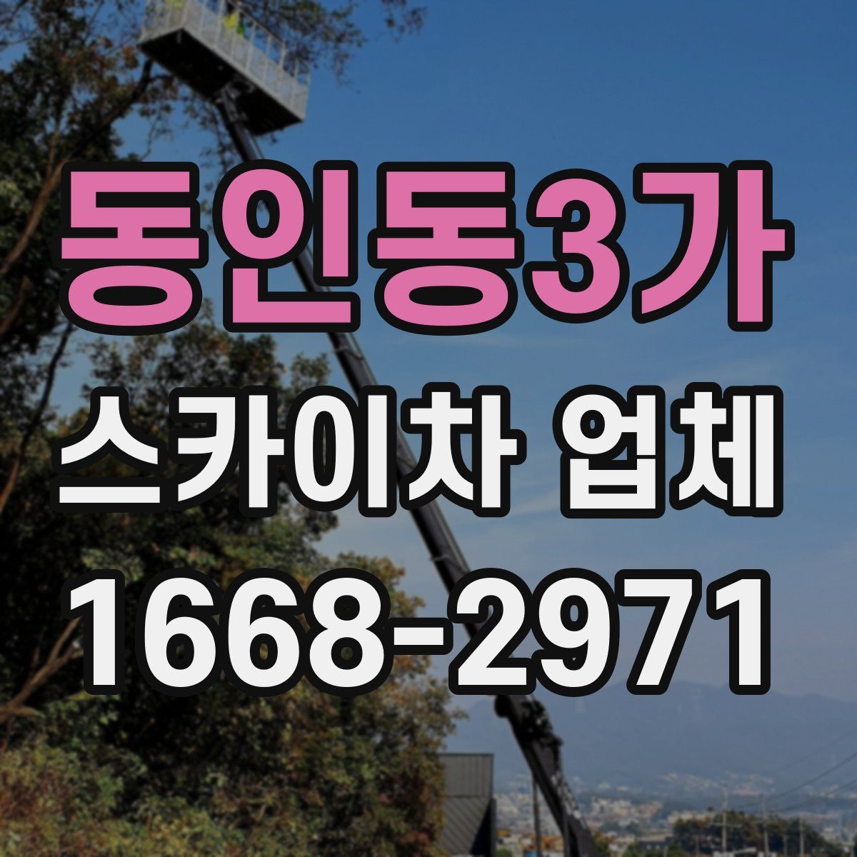 동인동3가 스카이차 업체