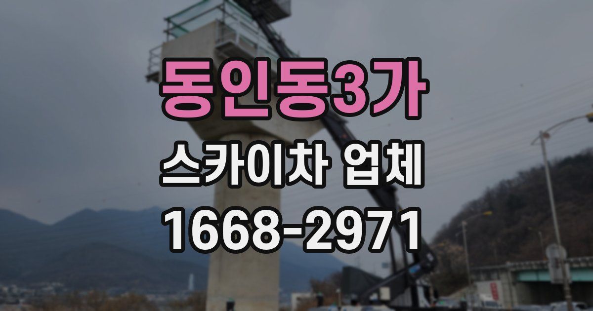 동인동3가 스카이차 업체