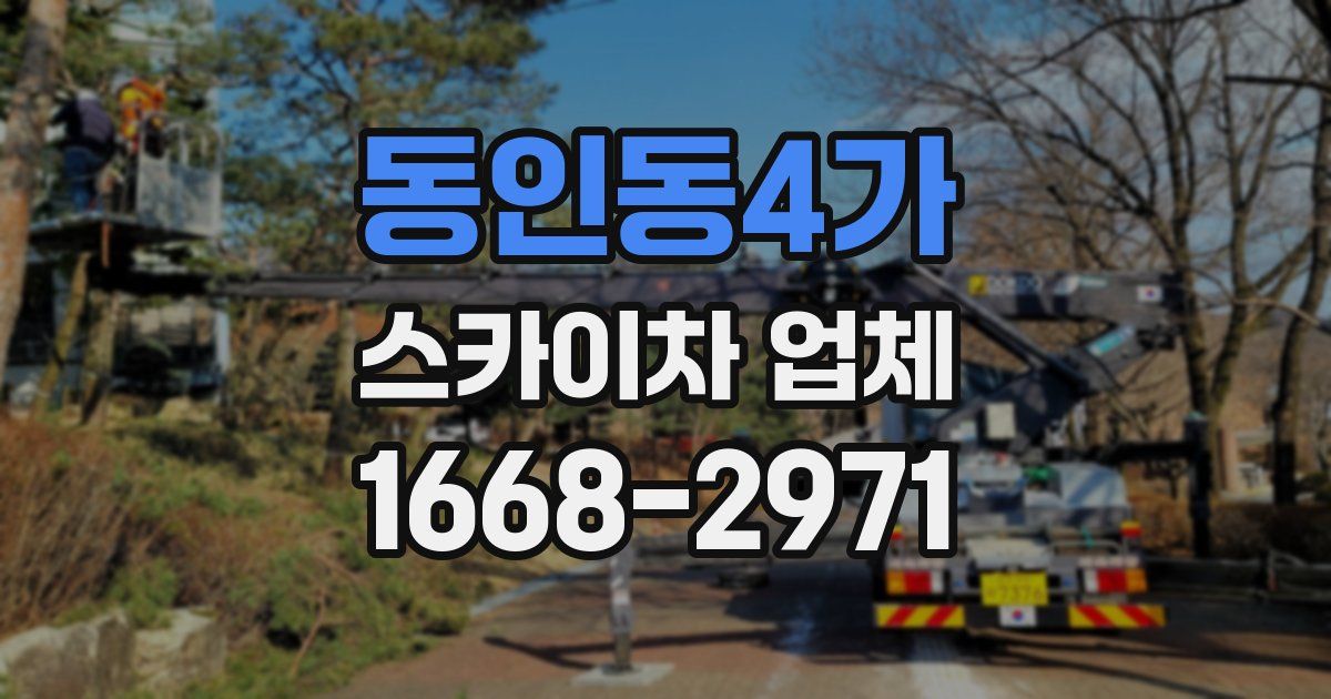 동인동4가 스카이차 업체