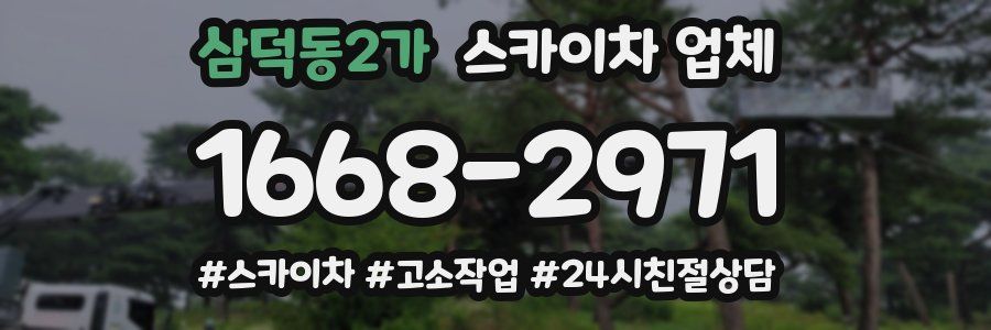 삼덕동2가 스카이차 업체