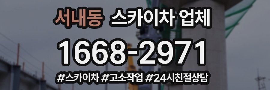 서내동 스카이차 업체
