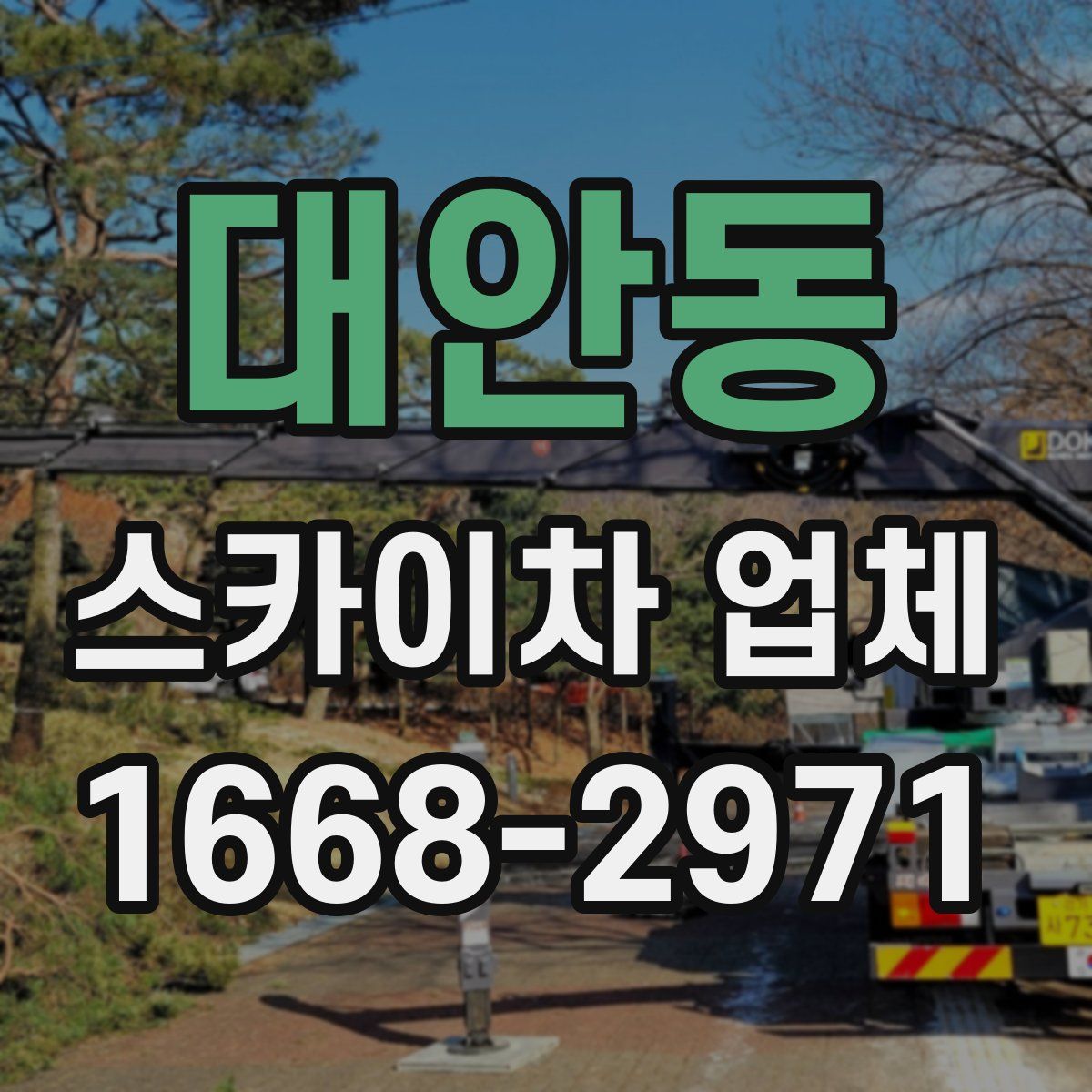 대안동 스카이차 업체