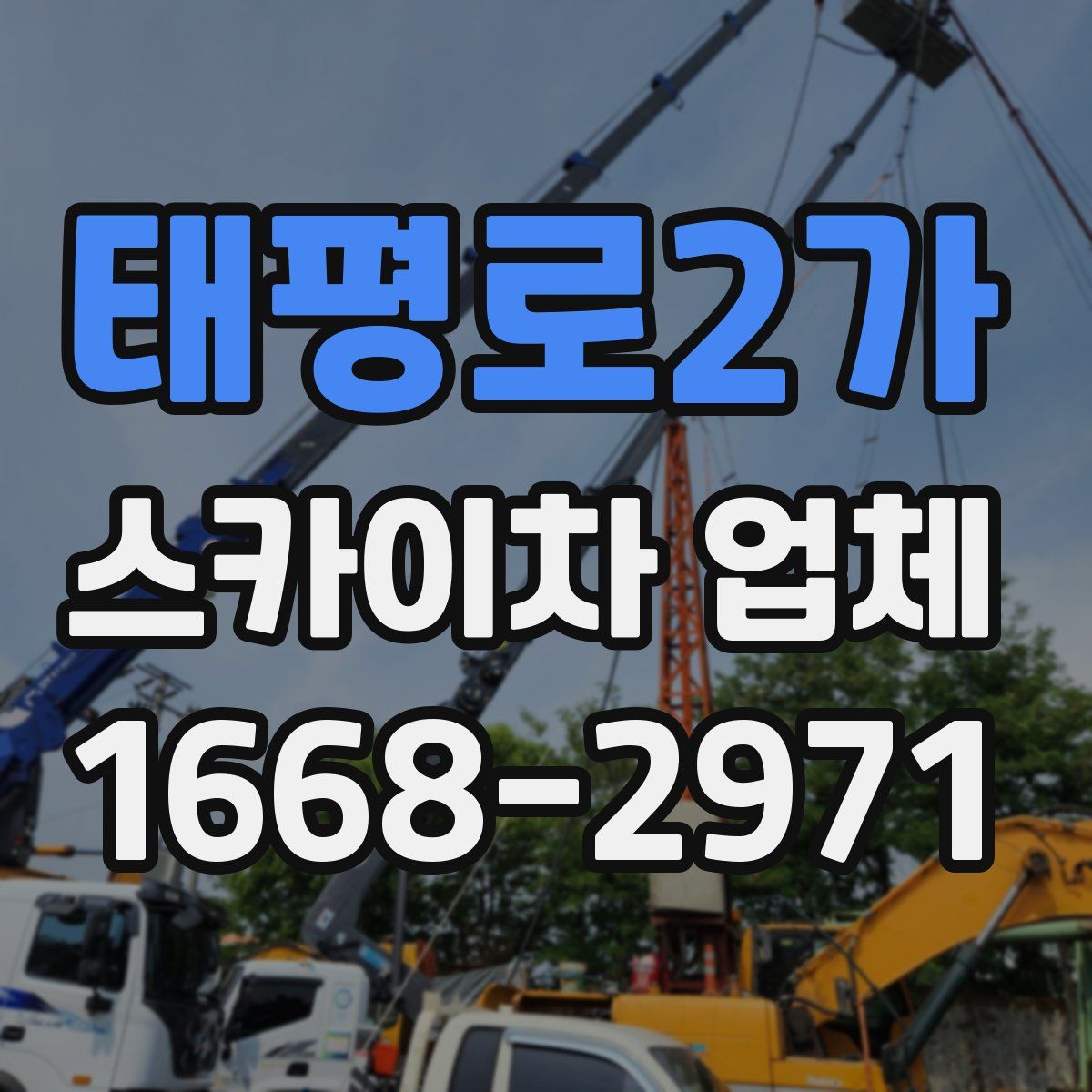 태평로2가 스카이차 업체