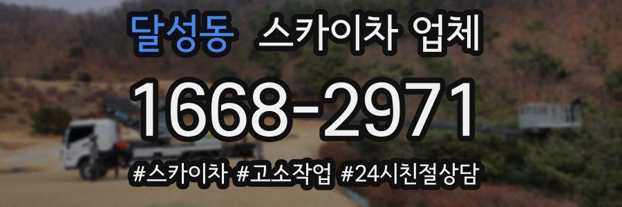 달성동 스카이차 업체