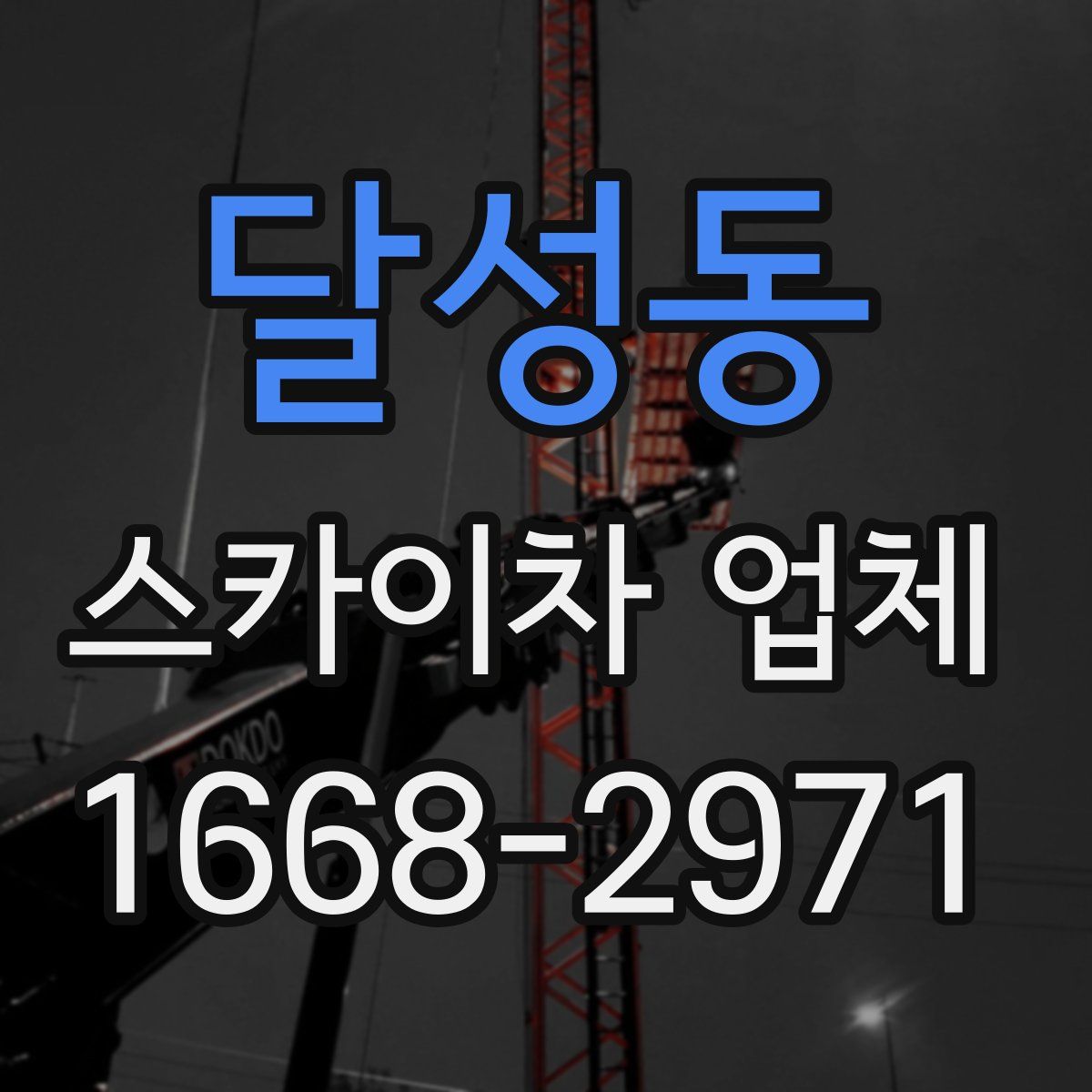 달성동 스카이차 업체