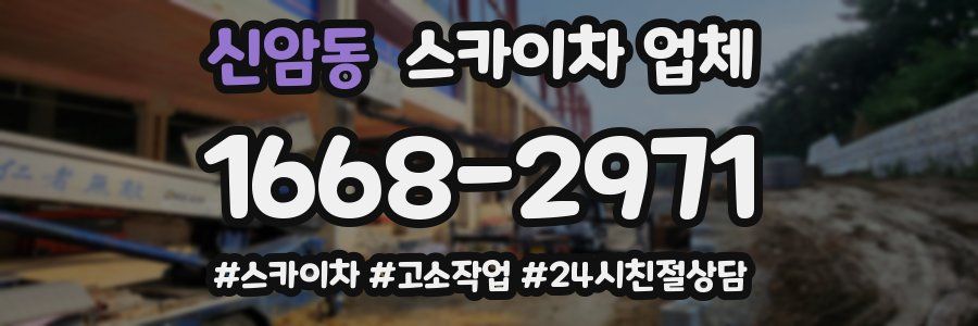 신암동 스카이차 업체