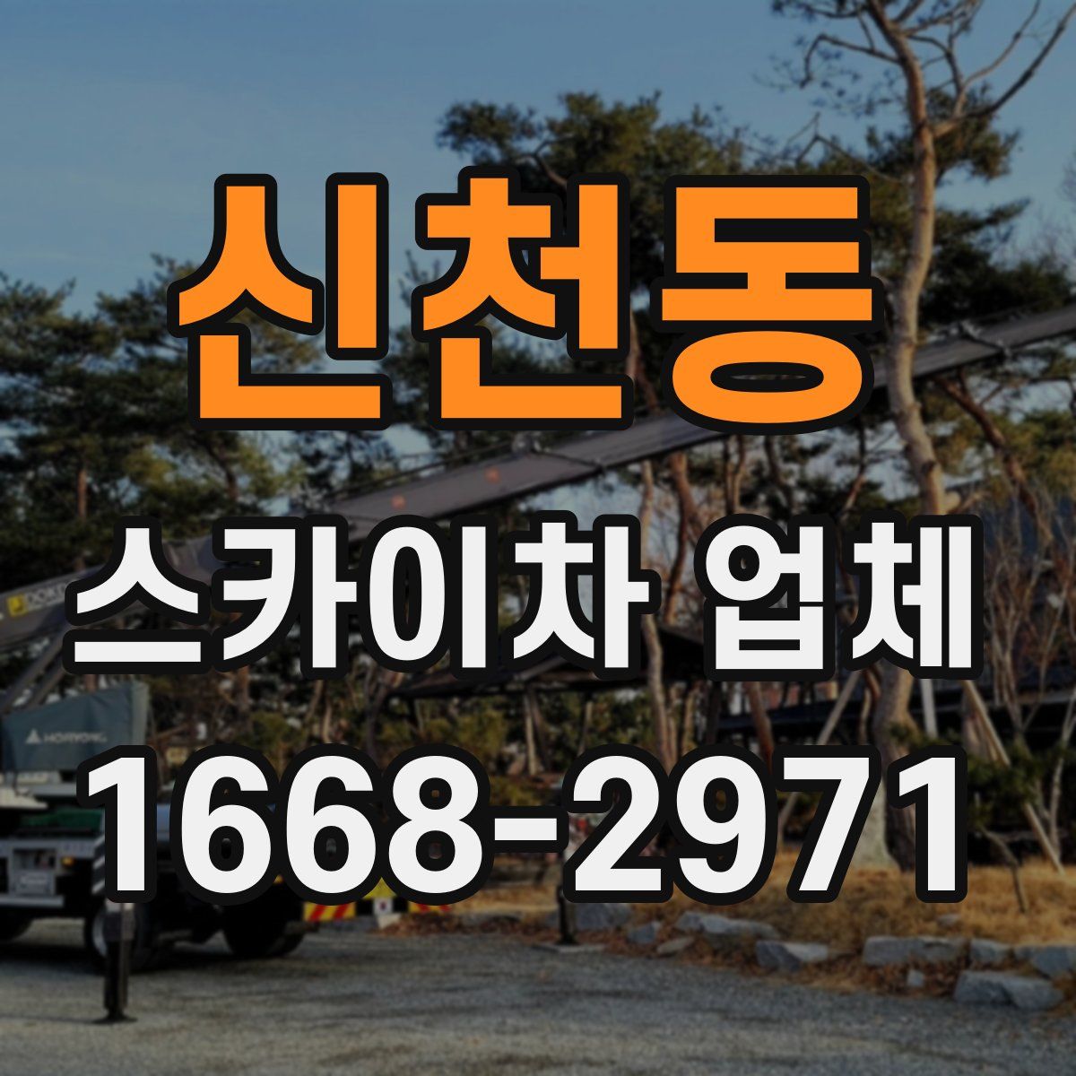 신천동 스카이차 업체