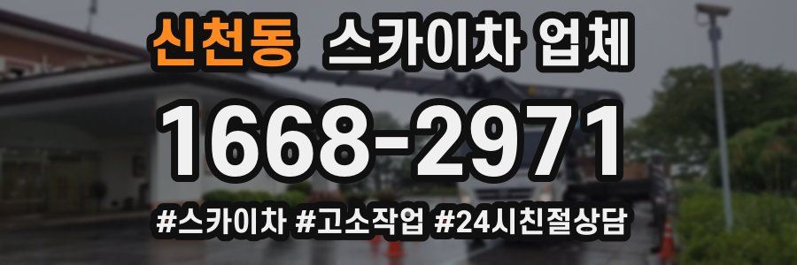 신천동 스카이차 업체