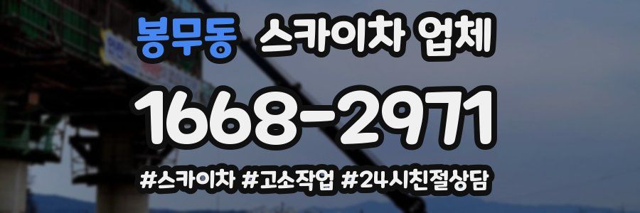 봉무동 스카이차 업체