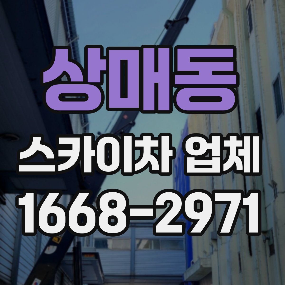 상매동 스카이차 업체