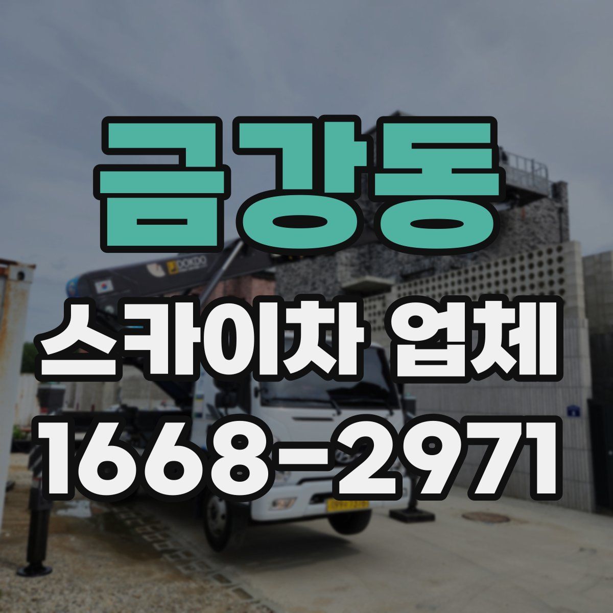금강동 스카이차 업체