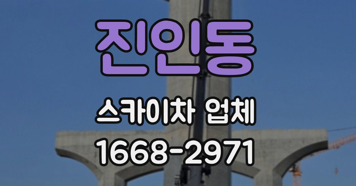 진인동 스카이차 업체