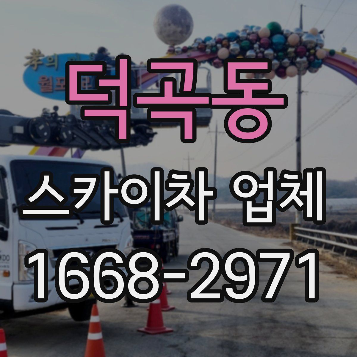 덕곡동 스카이차 업체