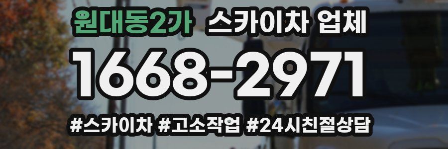원대동2가 스카이차 업체
