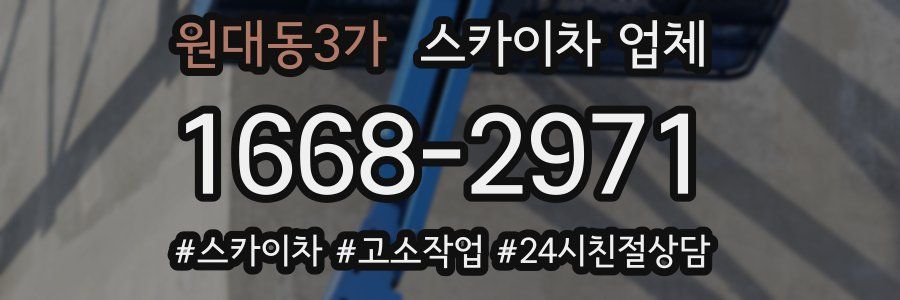 원대동3가 스카이차 업체
