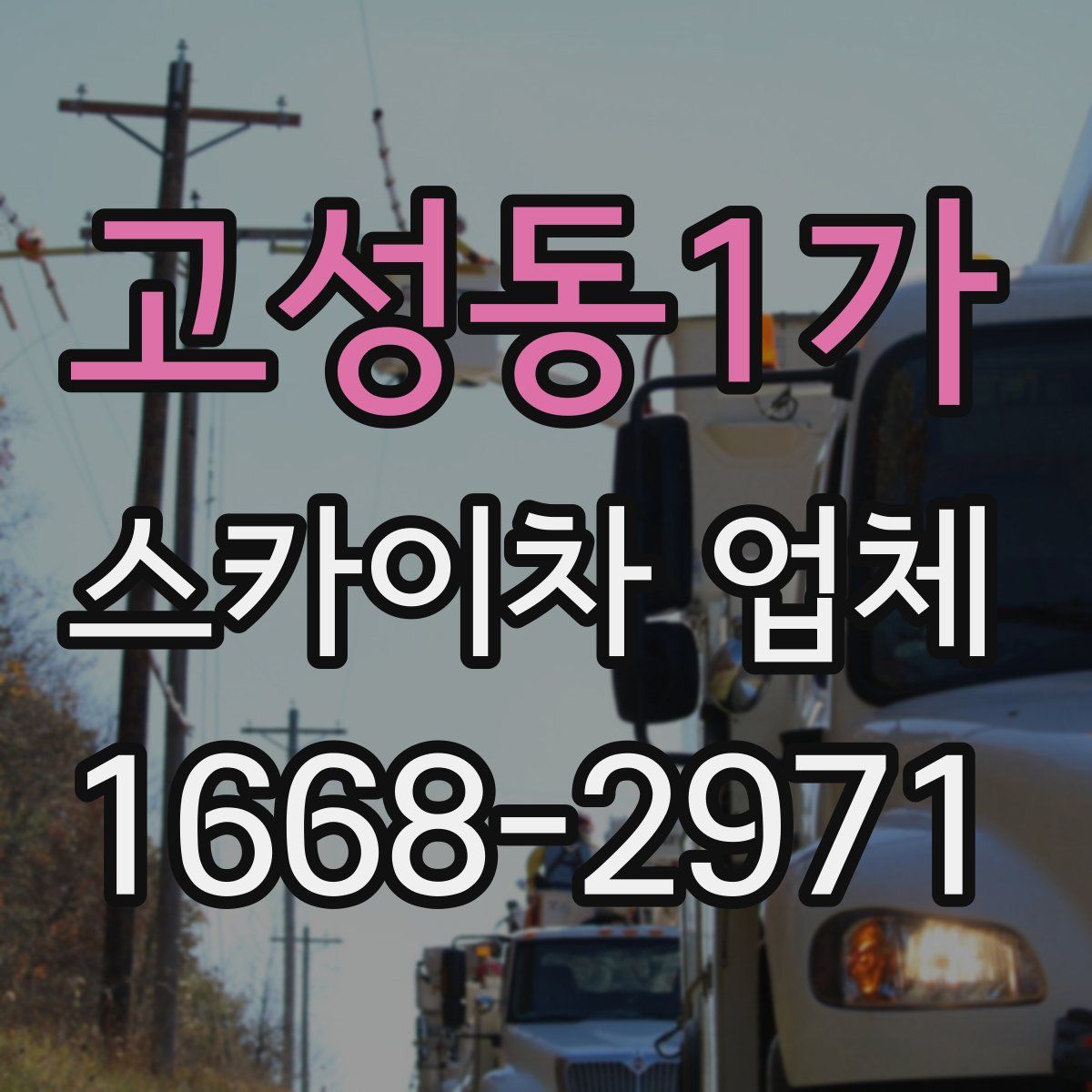 고성동1가 스카이차 업체