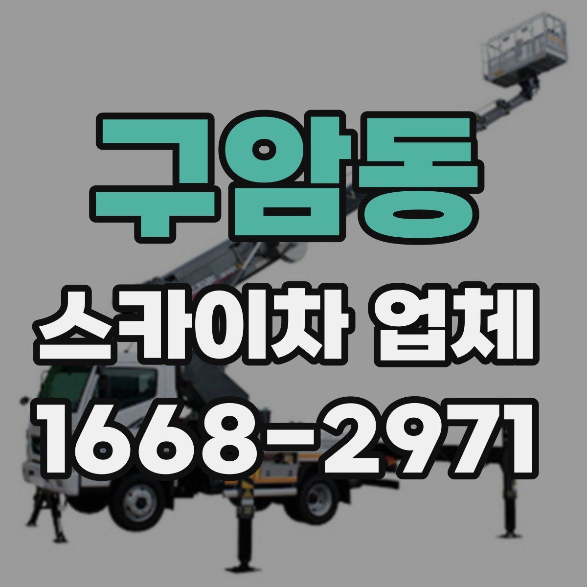 구암동 스카이차 업체