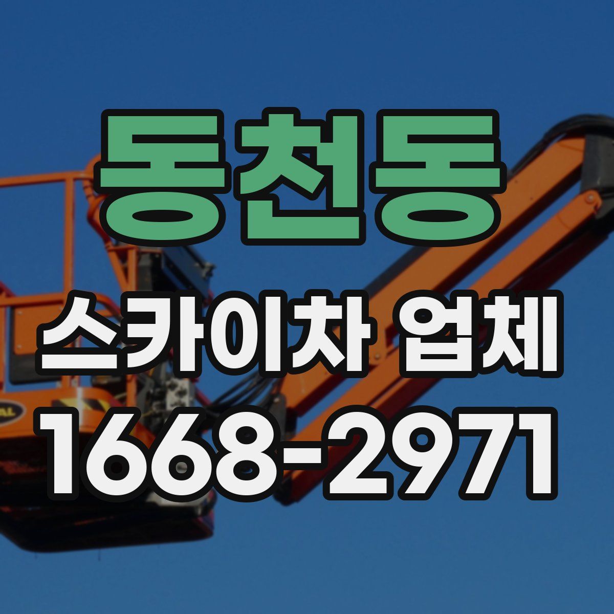 동천동 스카이차 업체