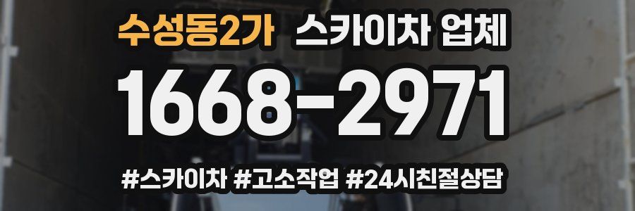 수성동2가 스카이차 업체