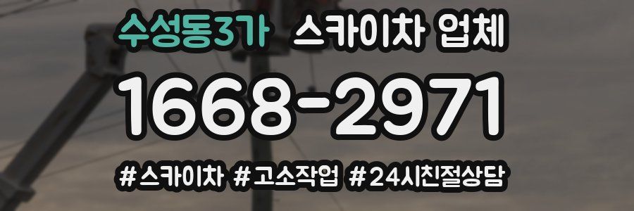 수성동3가 스카이차 업체