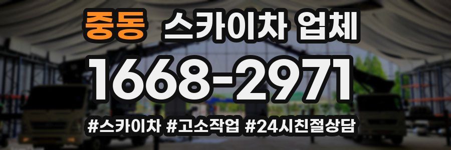 중동 스카이차 업체