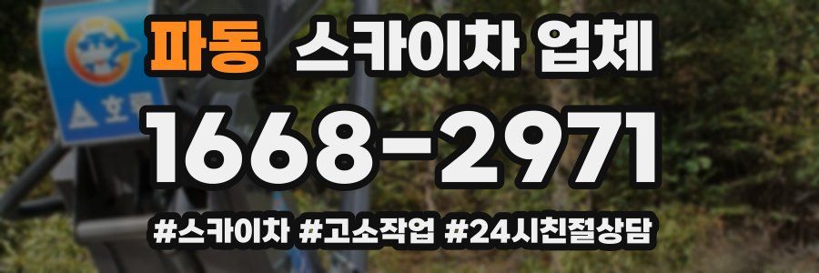 파동 스카이차 업체