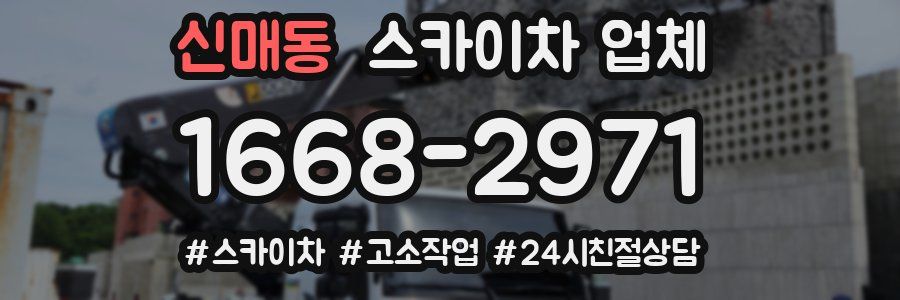 신매동 스카이차 업체