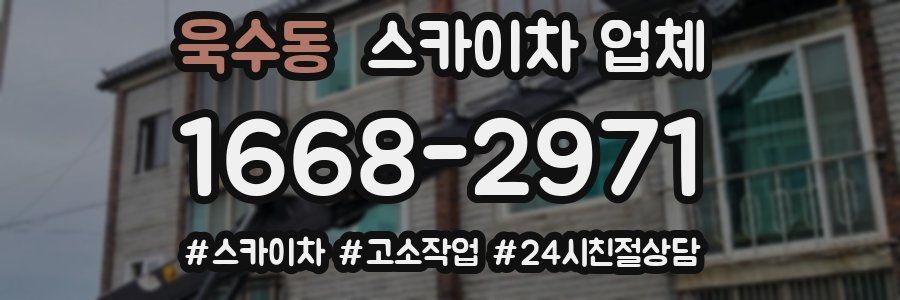 욱수동 스카이차 업체