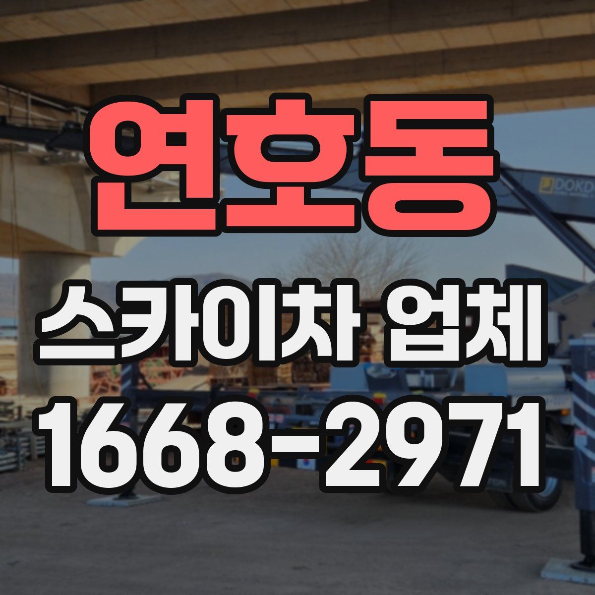 연호동 스카이차 업체