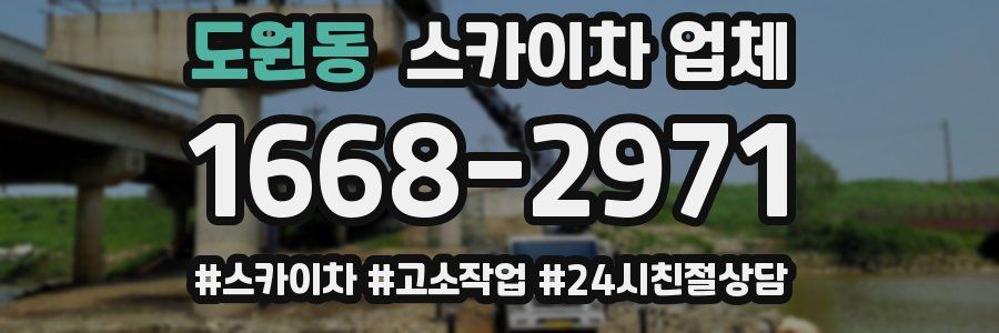 도원동 스카이차 업체