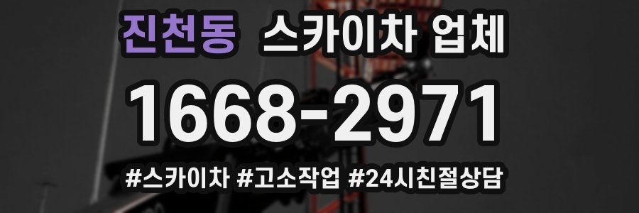 진천동 스카이차 업체
